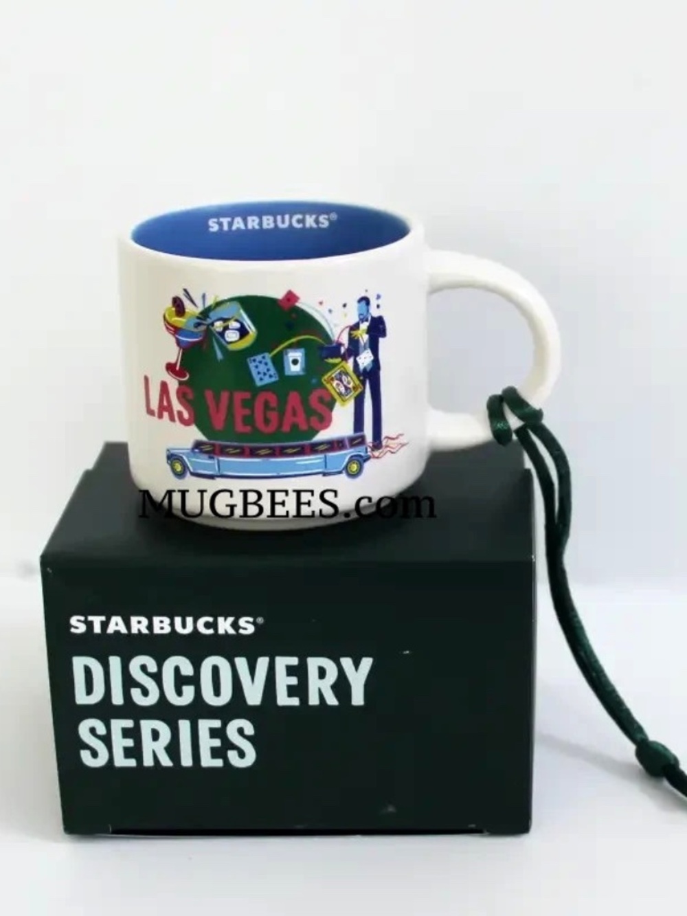 Starbucks Discovery Series Ornament Las Vegas Ceramic Demi Cup 2oz
